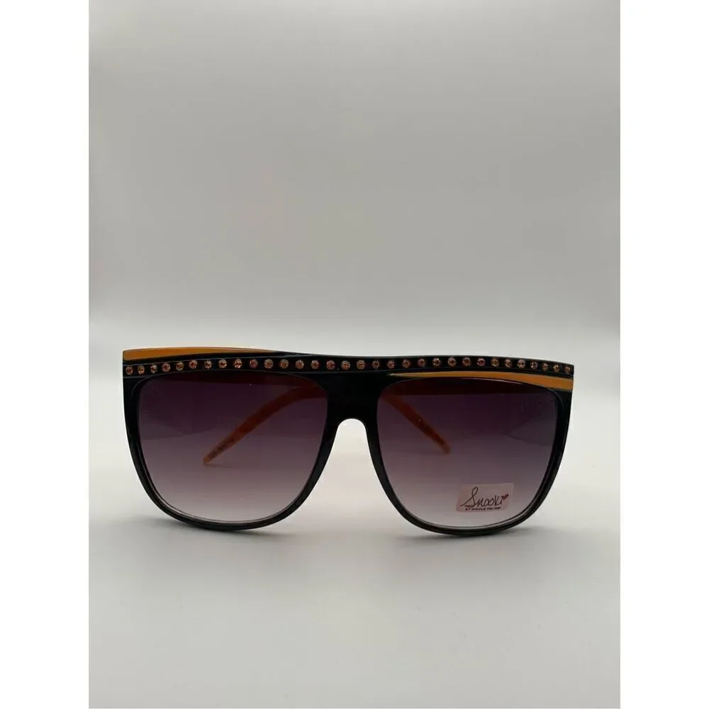 Snooki by Nicole Polizzi Womens 105-SNP-2 Rock Candy Sunglass Orange NWT